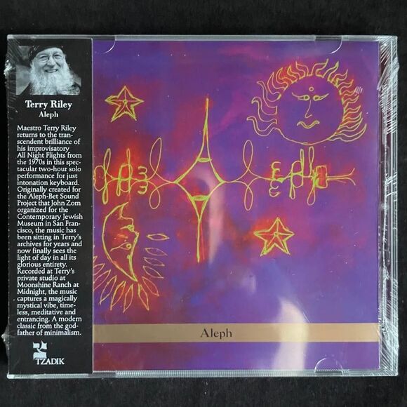 Terry Riley – Aleph – Double Compact Disc, 2 CD, Tzadik, 2012, NEW SEALED COPY - Picture 1 of 3